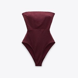 Zara Sparkly One Piece Swimsuit